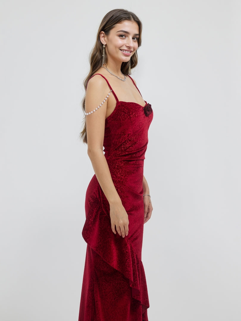 Ruffle Bodycon Dress 115034