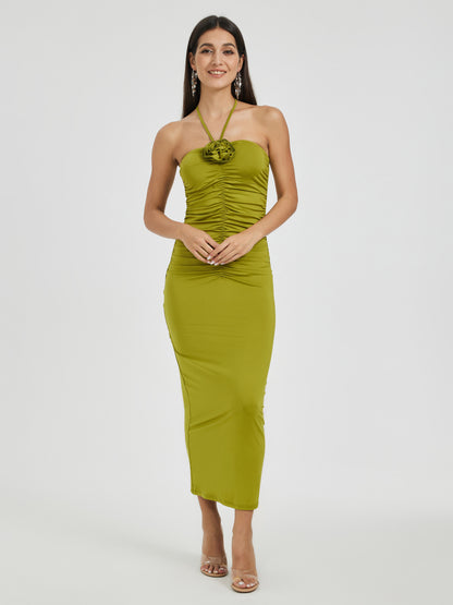 Applique Bodycon Dress 116604