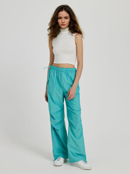 Gathered Cargo Trousers 111352