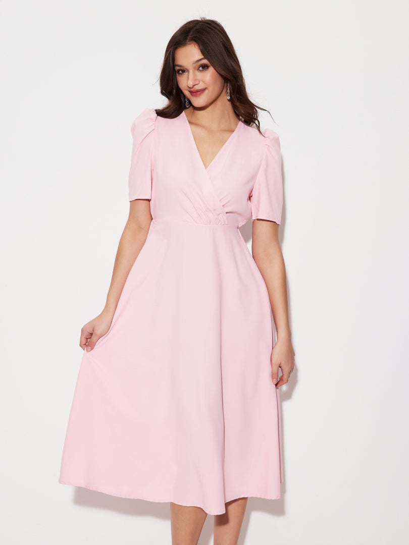 Wrapped A-Line Dress 1275182