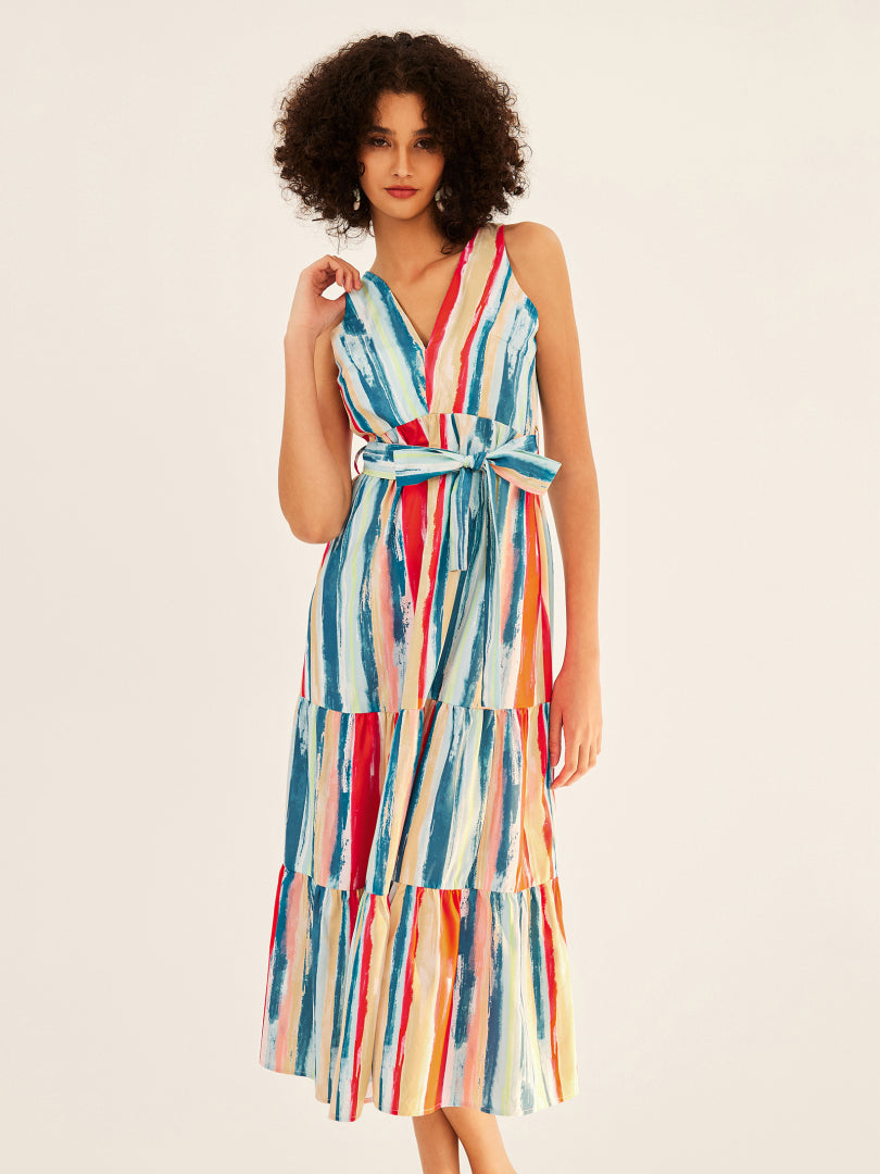 Ruffle Tank Dress 100898