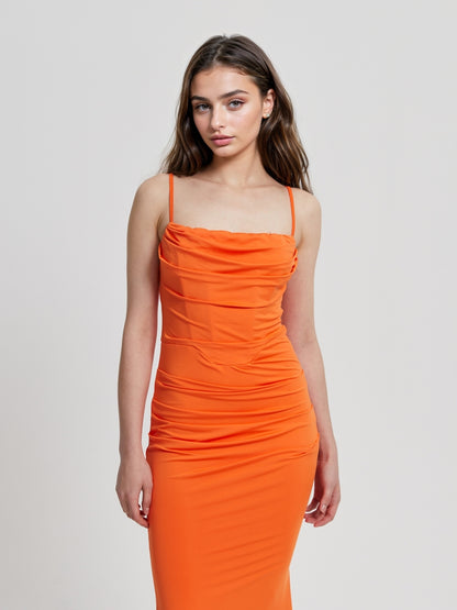 Maxi Gathered Cami Dress 107375
