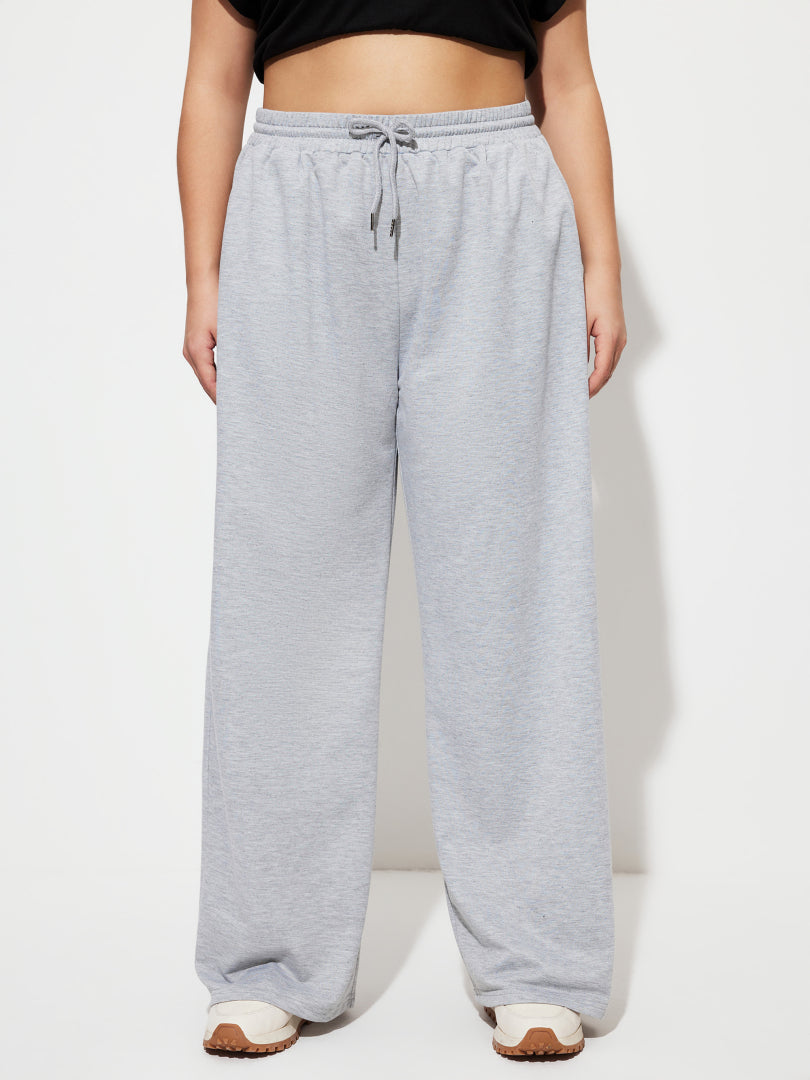 Plus Size Drawstring Straight Leg Pants 1283472