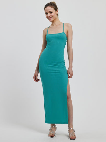 فستان كامي بأشرطة مربوطة 111301
