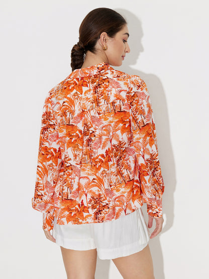 Placket Blouse 120030