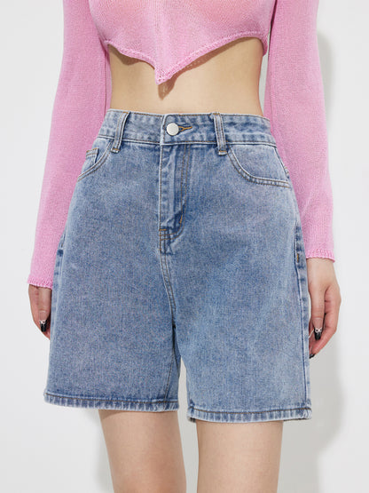 Denim Wide leg Shorts 1260192