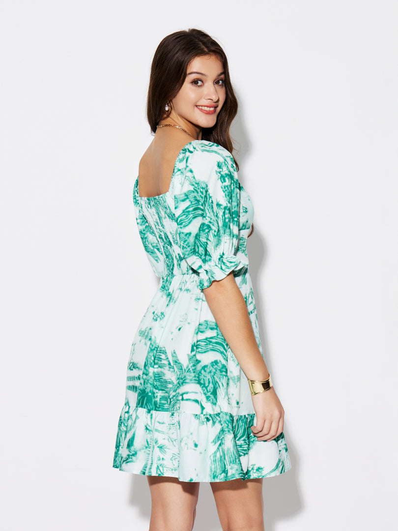 Draped A-Line Dress 1301632