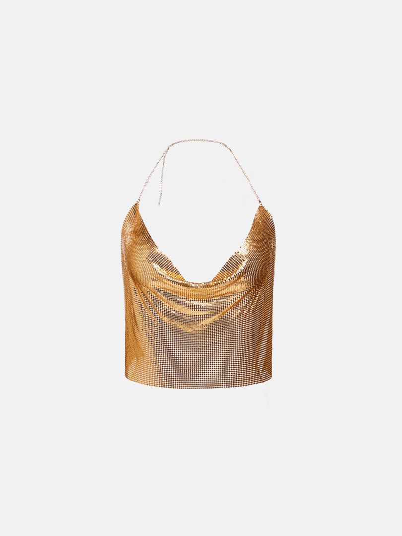Open Back Halter Top 1244412