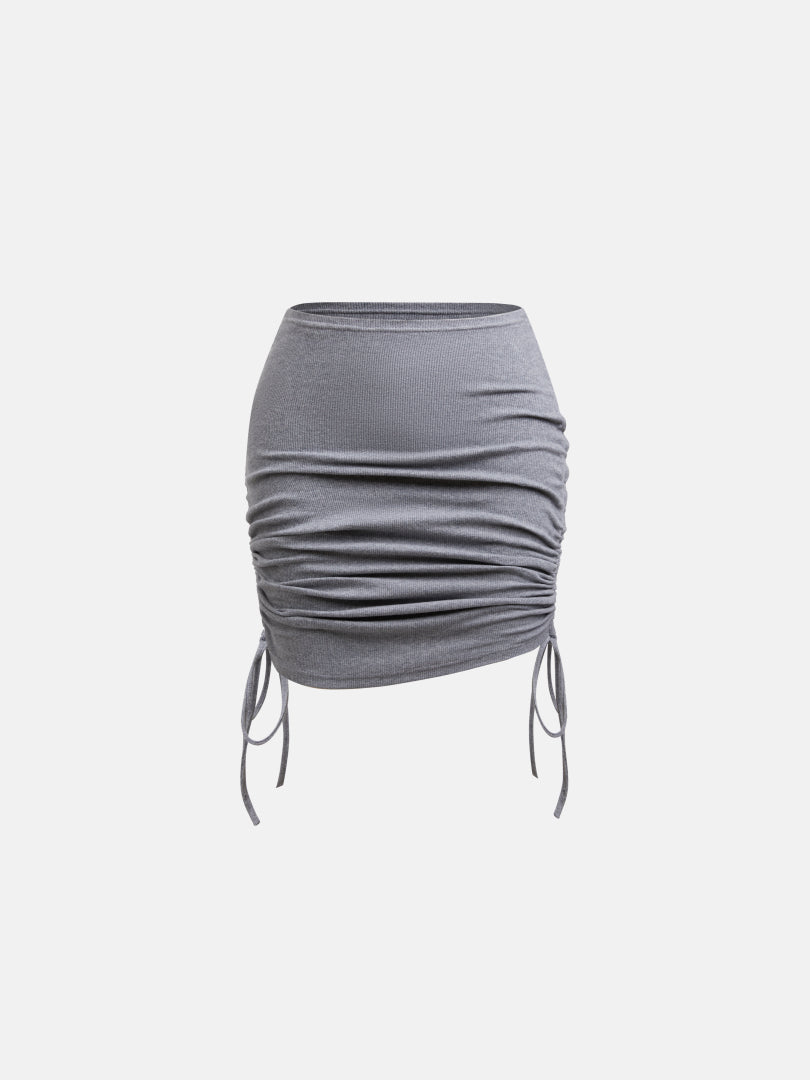 Gathered Pencil Skirt 1252342