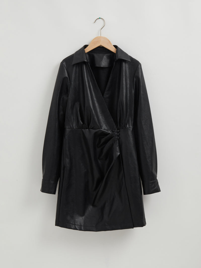 Gathered Blazer Dress 110712