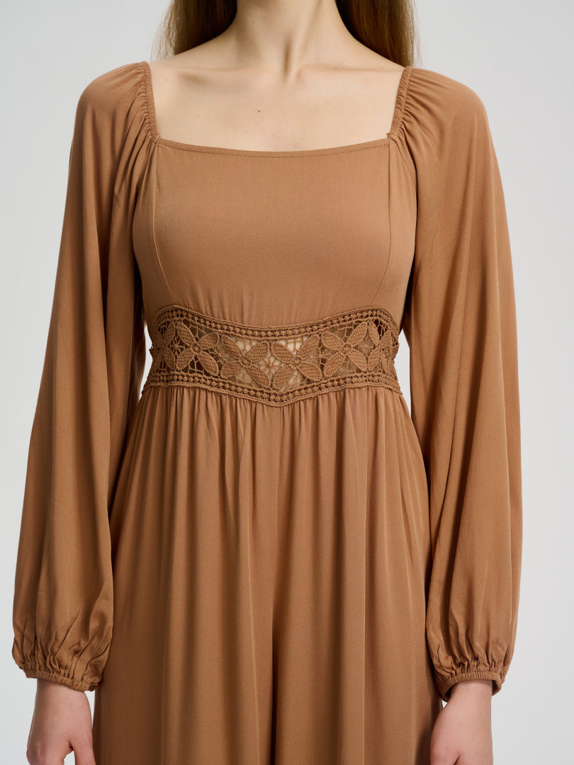 Lace-trimmed Jumpsuit 113967