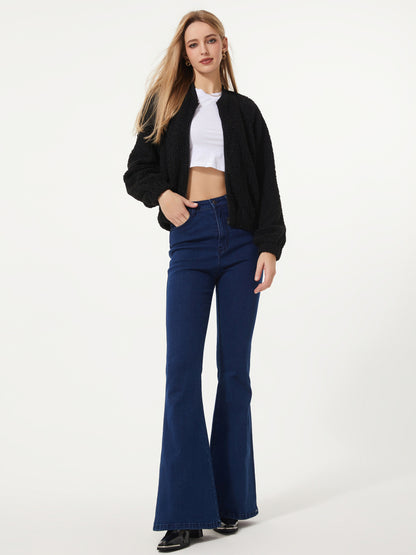 Zipper Bomber Jacket 97718