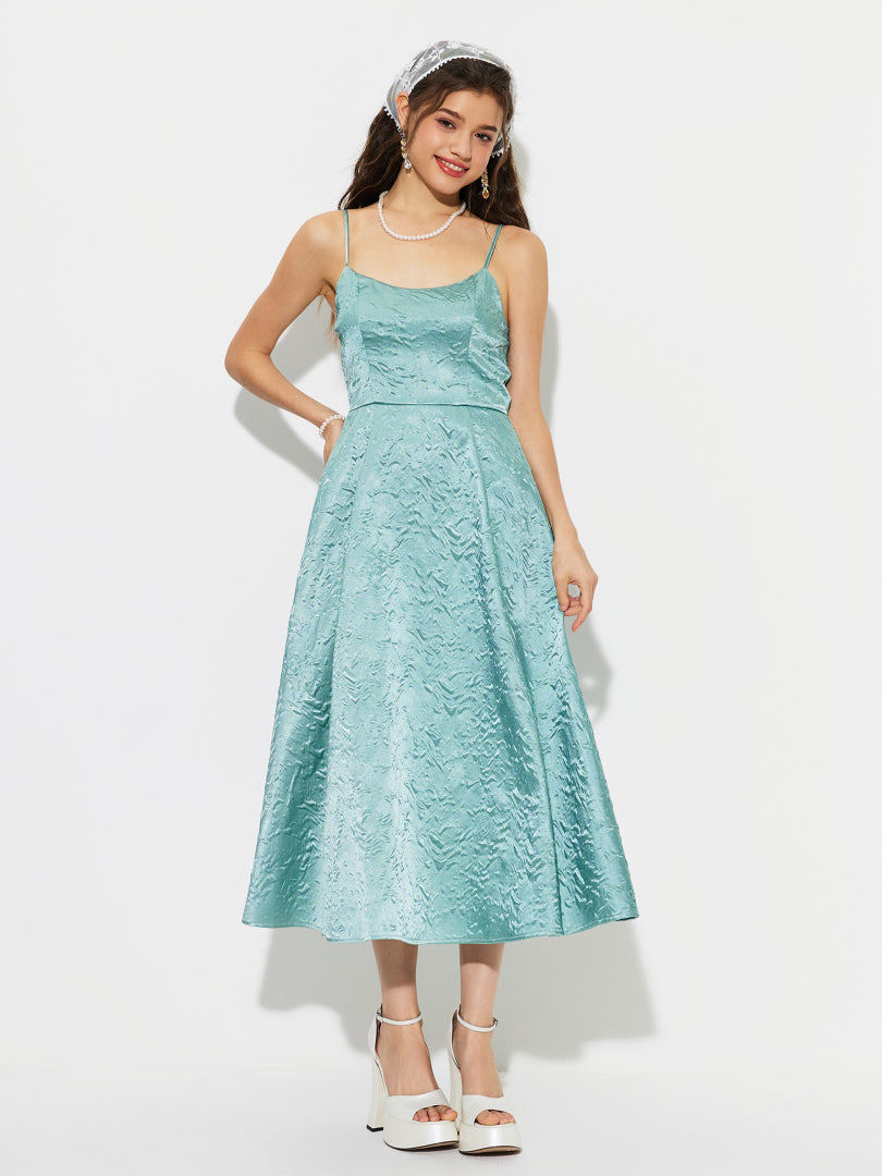 Open Back A-Line Dress 1295732