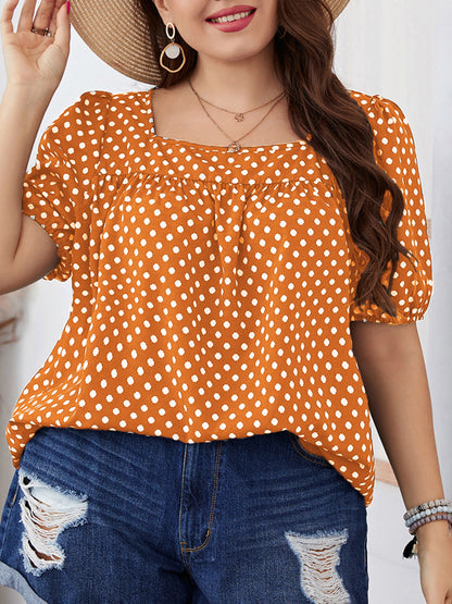 Plus Size Printed Plus Size Tops 1260262