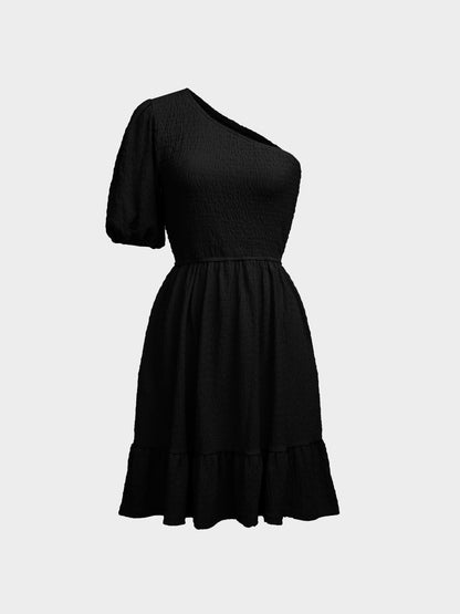Ruffle A-Line Dress 119503