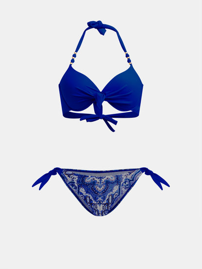 Color Block Bikini Set 1264002