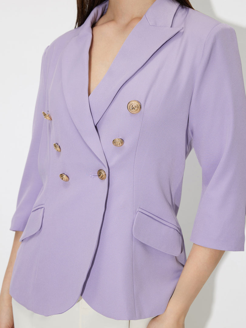 Buttoned Classic Blazer 119277