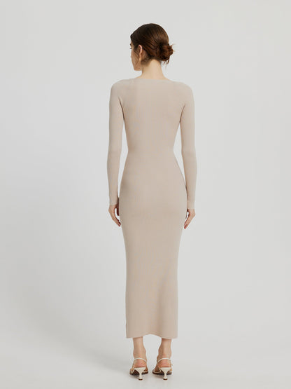 Long Knit Dress 111651