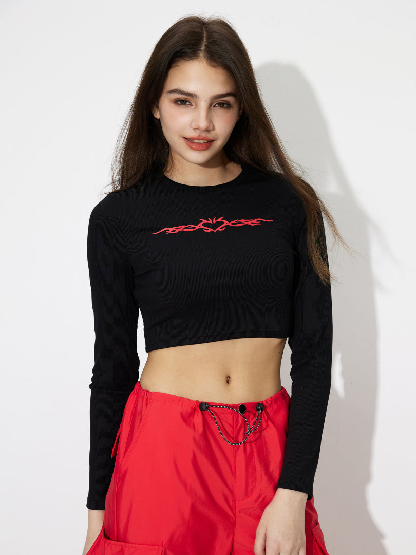 Printed Pullover T-Shirt 118684