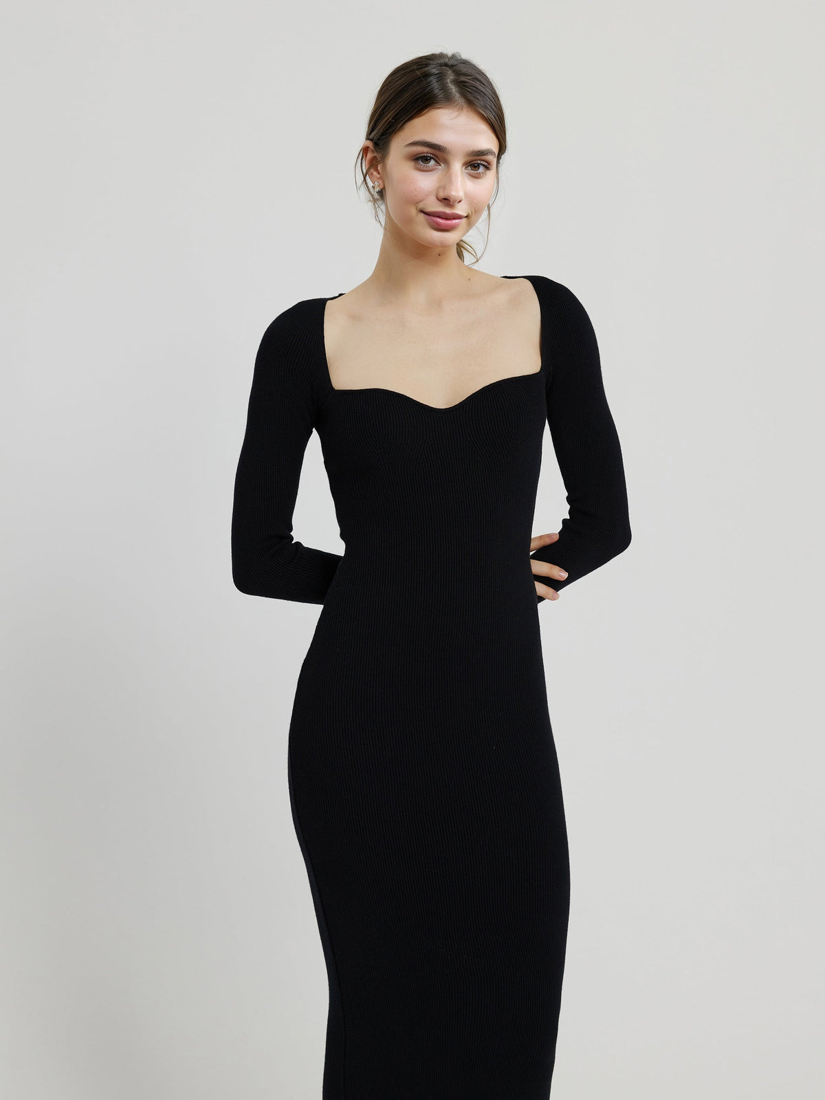 Long Knit Dress 111651