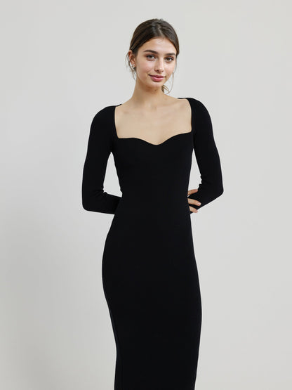 Long Knit Dress 111651