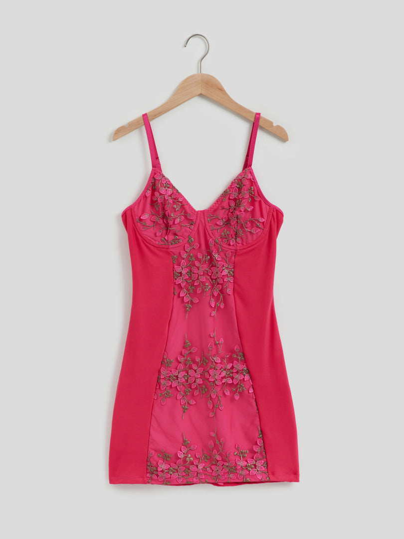 Cami Embroided Bodycon Dress 110824