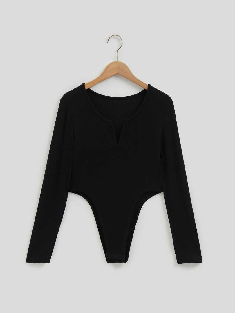Ribbed Fitted Bodysuit 117424