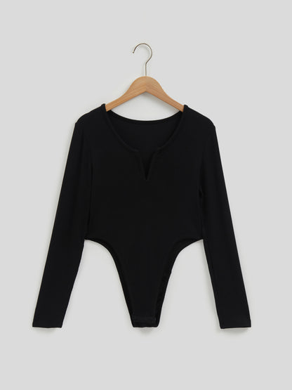 Ribbed Fitted Bodysuit 117424