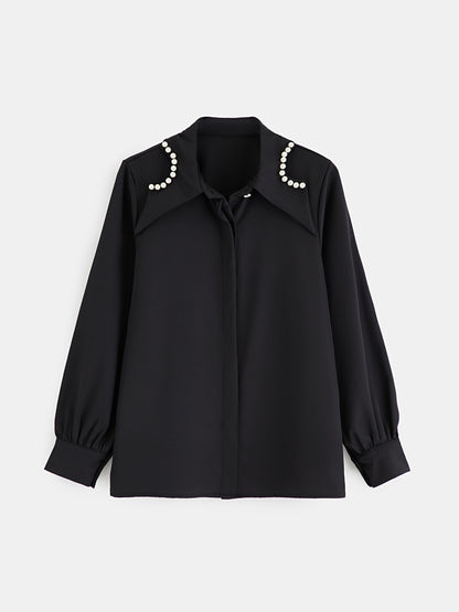 Beaded Detail Shirt 120917