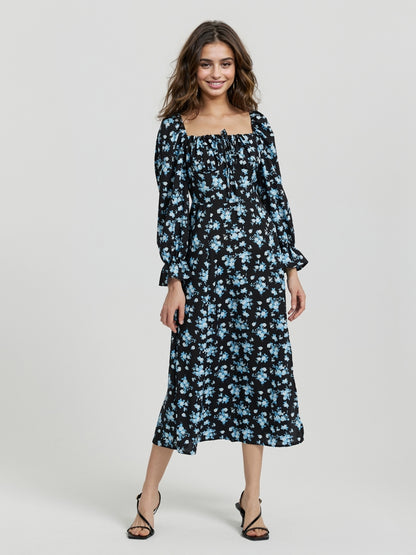 Ruffle A-Line Dress 112509