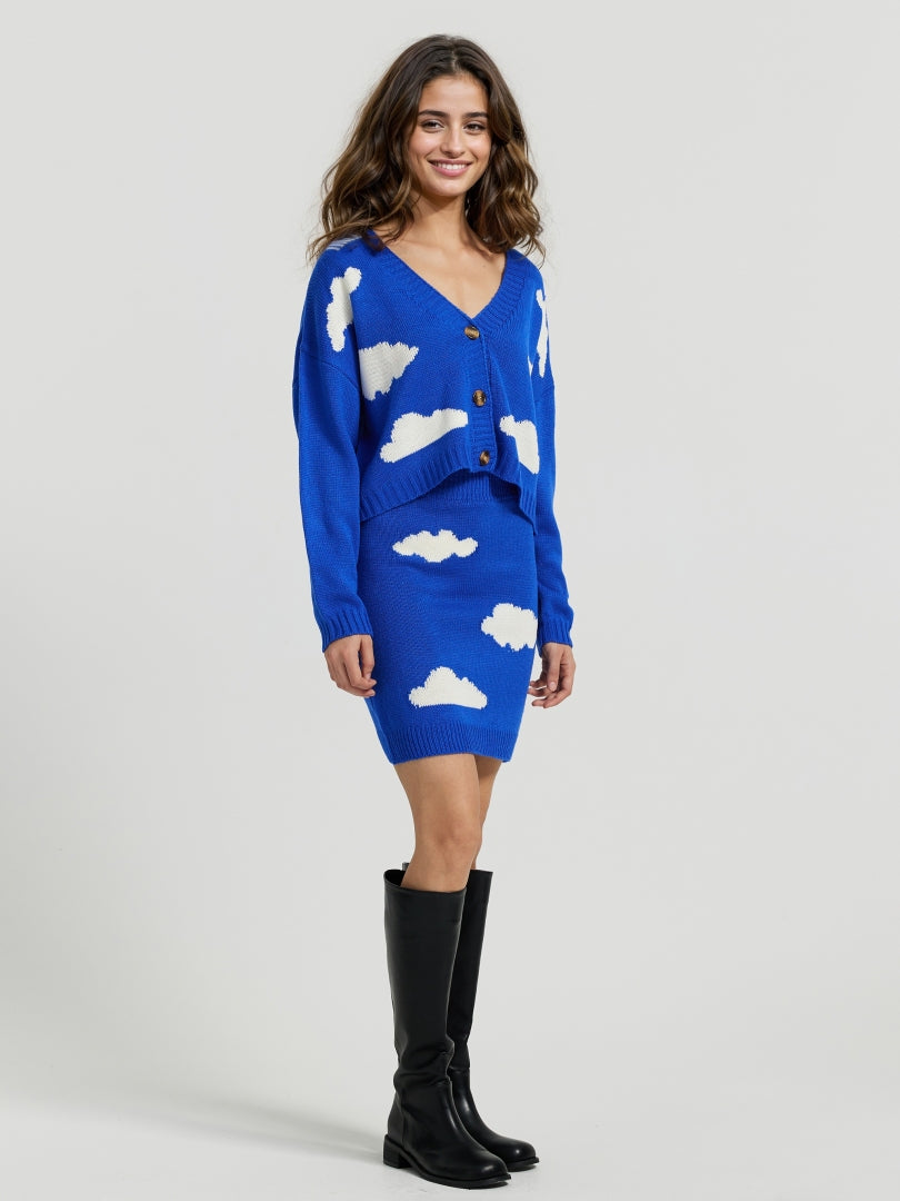 Buttoned Knit Co-ords 112303