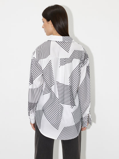 Placket Blouse 119609