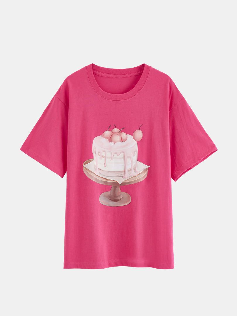 Printed Pullover T-Shirt 1253632