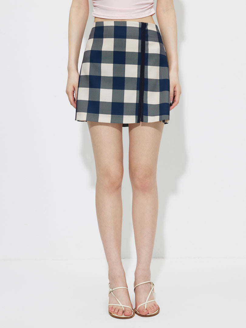 Color Block A-Line Skirt 1259852