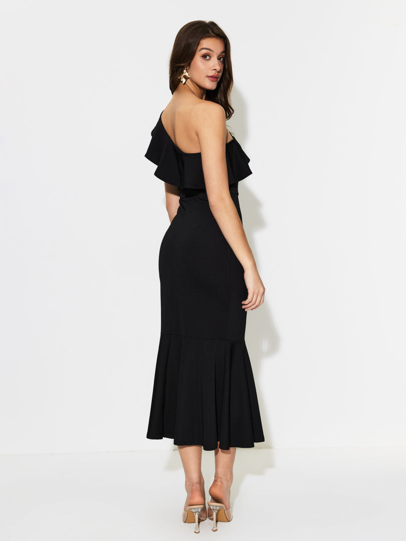 Ruffle Fishtail Dress 1297222