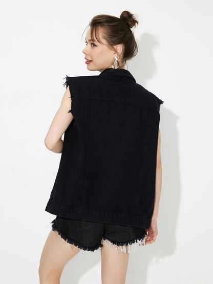 Denim Vest Jacket 1233622