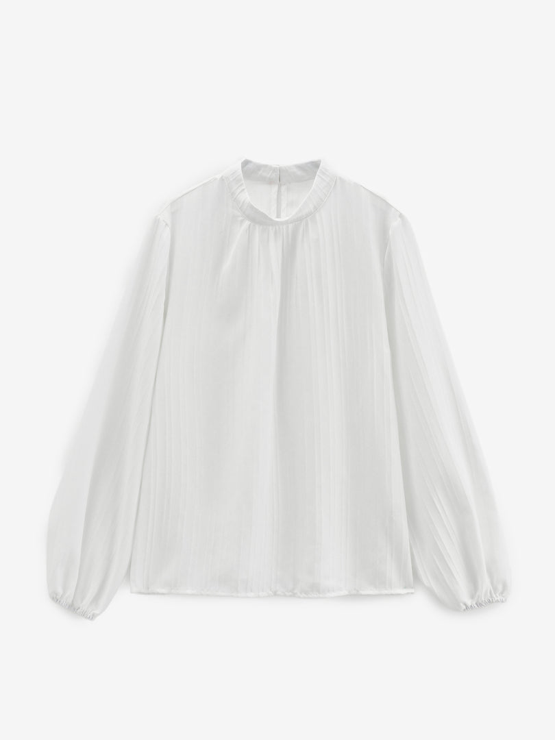 Gathered Pullover Blouse 118514