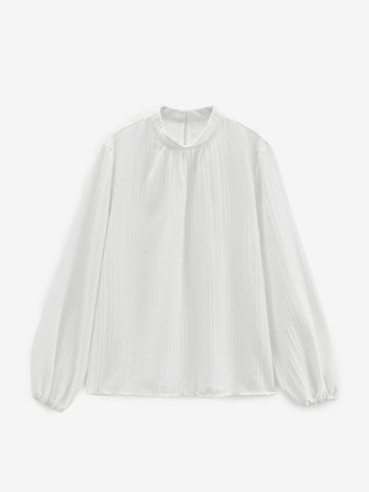 Gathered Pullover Blouse 118514