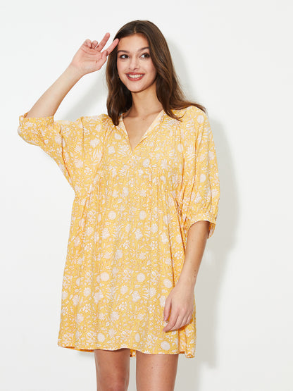 Printed A-Line Dress 1249042