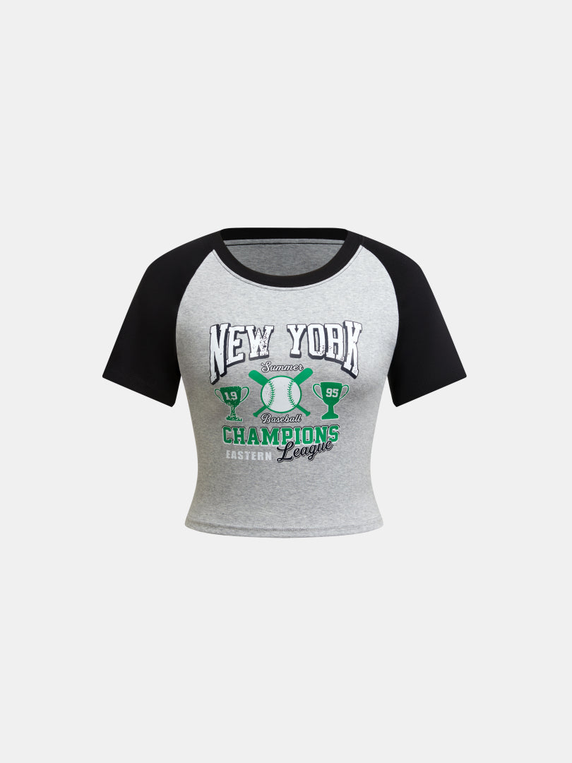 Printed Pullover T-Shirt 1273442