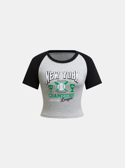 Printed Pullover T-Shirt 1273442