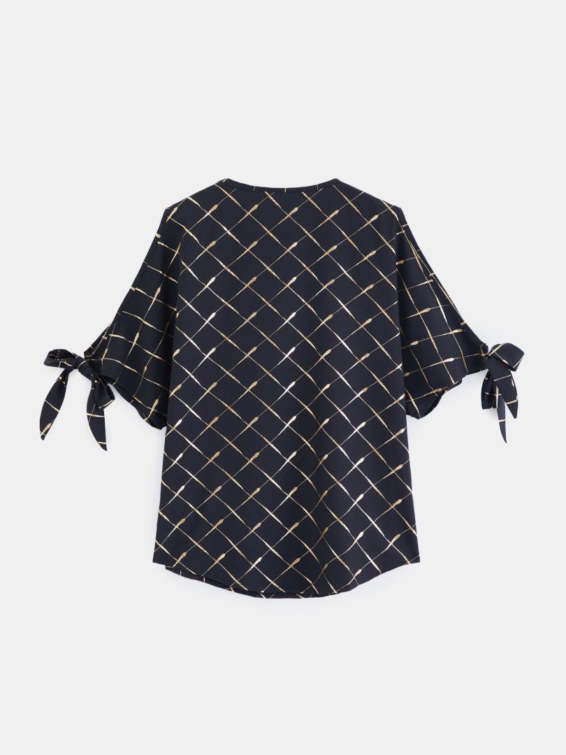 Tied Pullover Blouse 119400