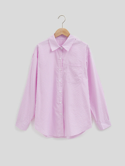 Buttoned Placket Blouse 113726