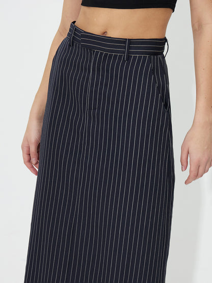 Contrast Stitch Pencil Skirt 1246162
