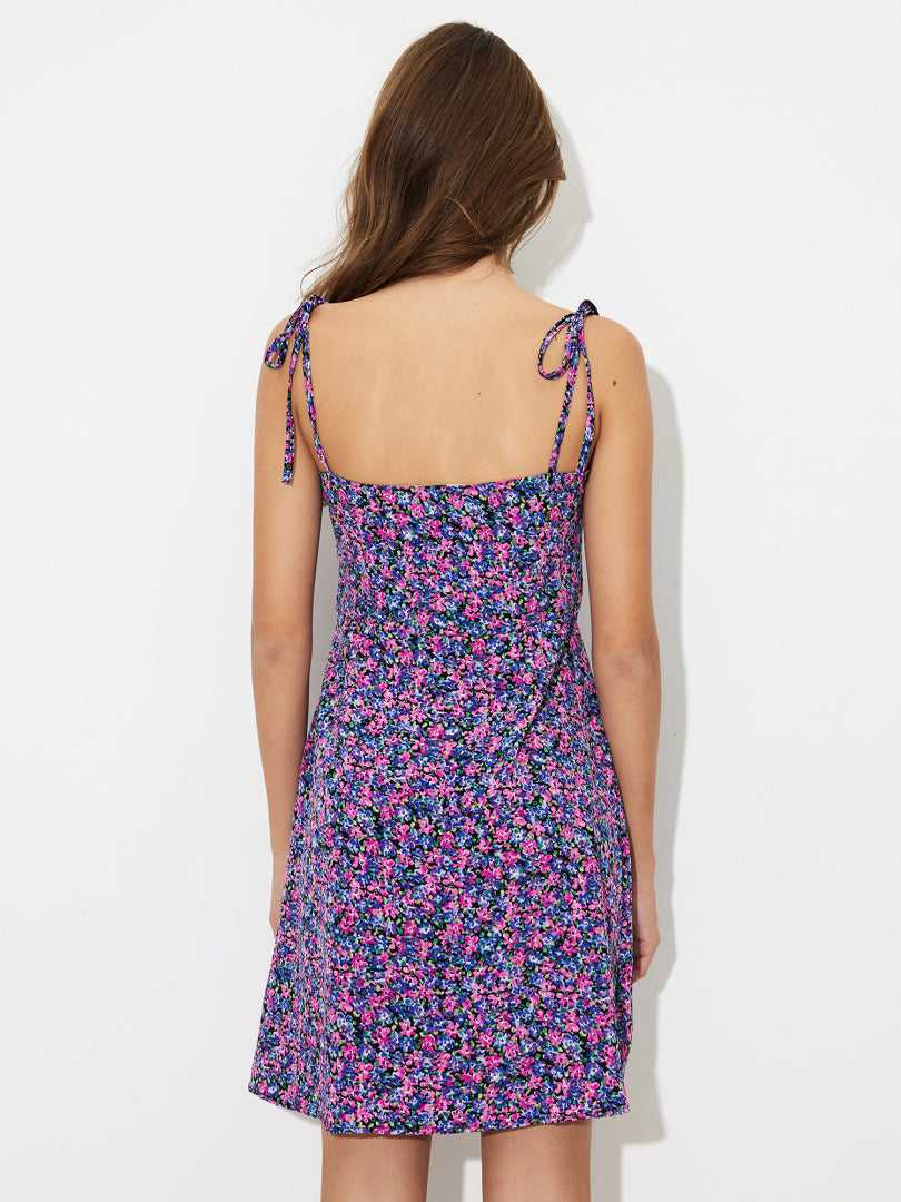 Printed A-Line Dress 120864
