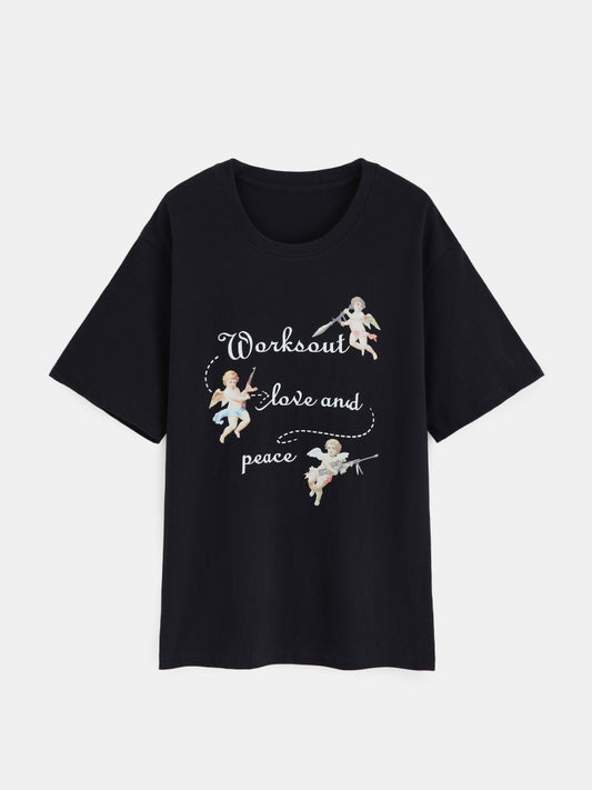 Printed Pullover T-Shirt 1262562