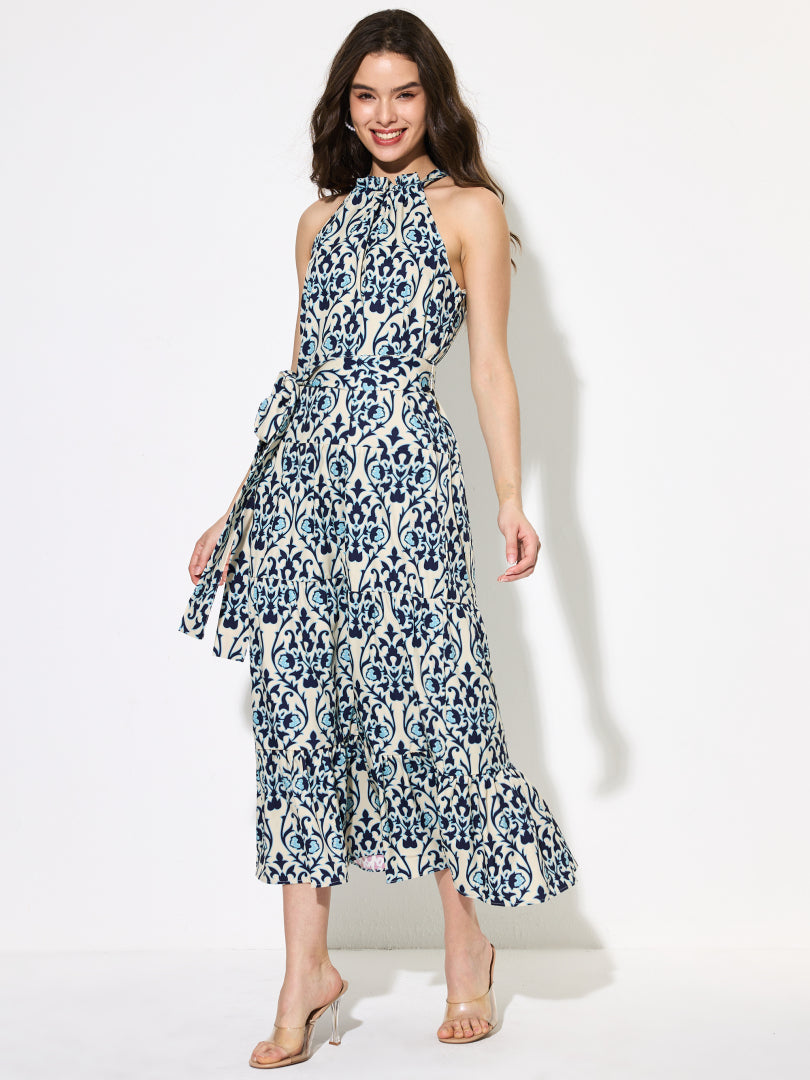 Knotted A-Line Dress 1292612