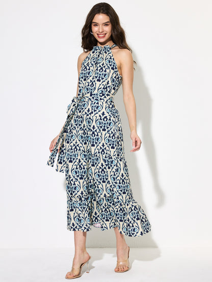 Knotted A-Line Dress 1292612