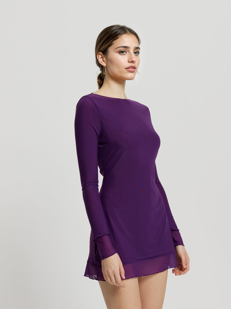 Open Back Bodycon Dress 113680