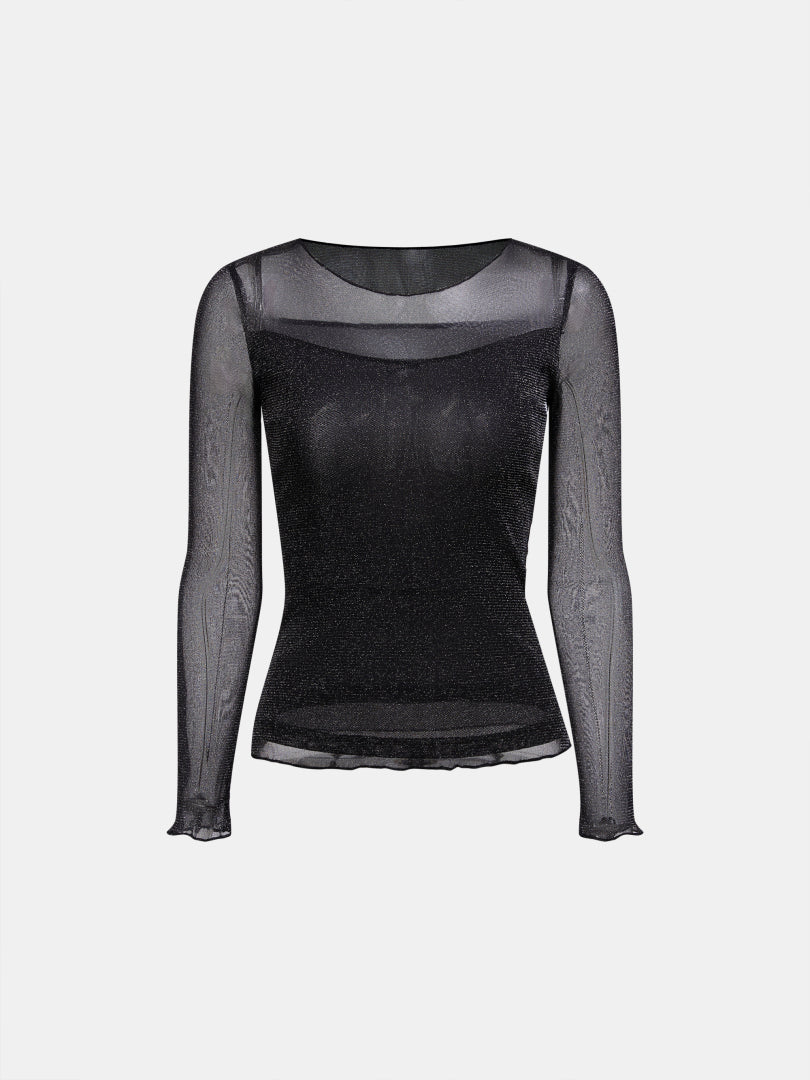 Sheer Pullover T-Shirt 120042